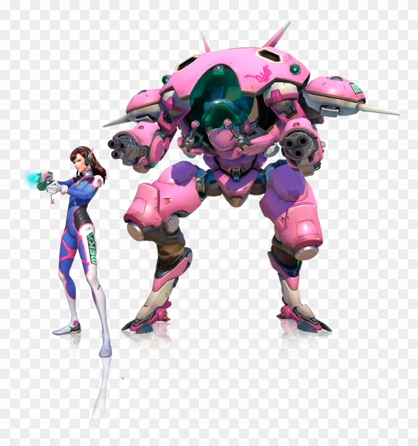 Overwatch Dva Png - Overwatch Dva With Mech Clipart #437309