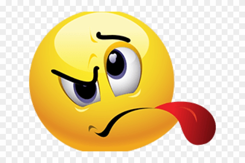 Face With Tongue Sticking Out - Angry Tongue Out Emoji Clipart
