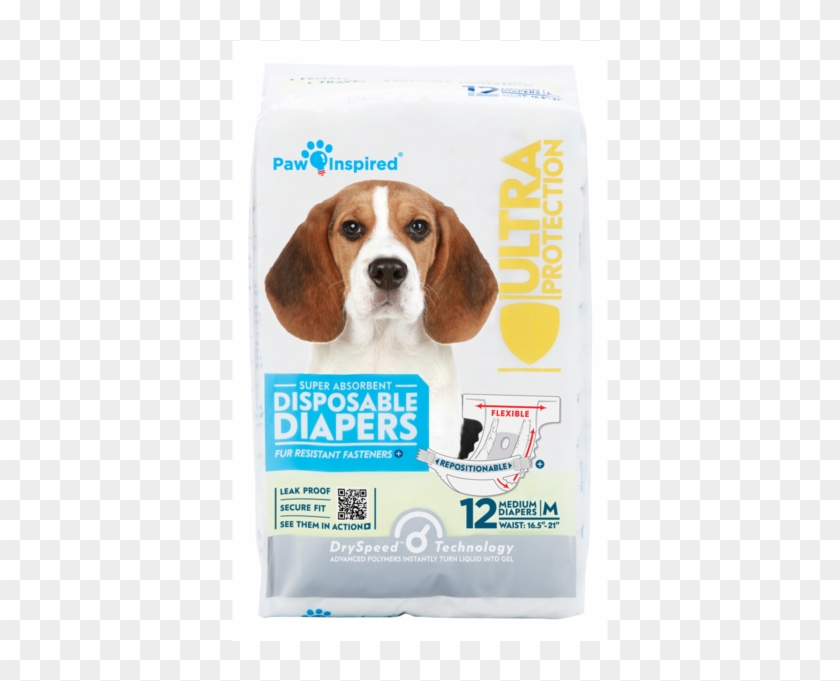 144ct Paw Inspired Ultra Protection Female Disposable - Paw Inspired Diapers Clipart
