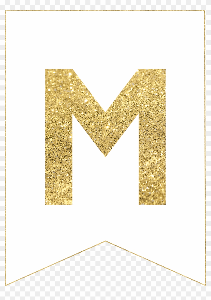 Graphic Royalty Free Banners Transparent Gold Glitter - Motif Clipart