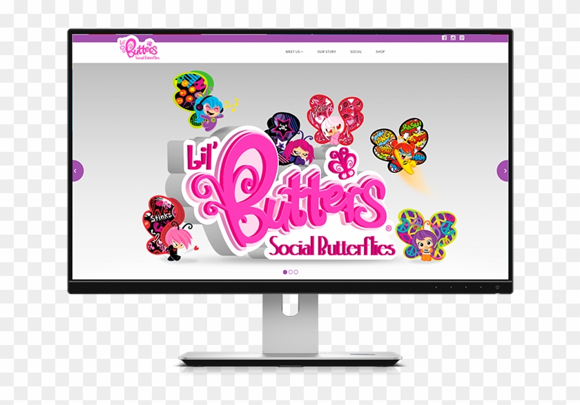 Lilbutters Homepage Desktop - Computer Monitor Clipart #437993