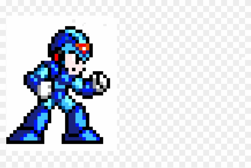 Megaman X - Mega Man X Pixel Clipart