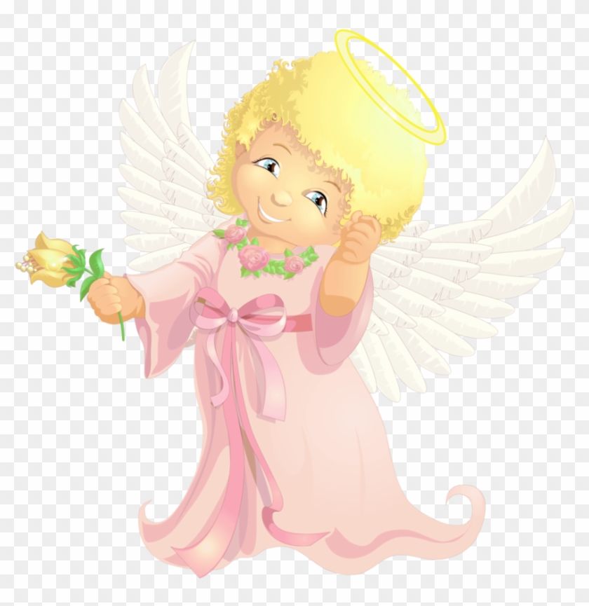 Cute Angel Transparent Png Clipart By Joeatta78 Pluspng - Angel Clip Art Pink #438323