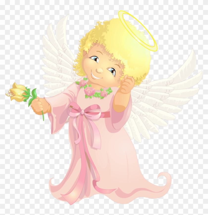 Cute Angel Transparent Png Clipart By Joeatta78 Pluspng - Angel Clip Art Pink