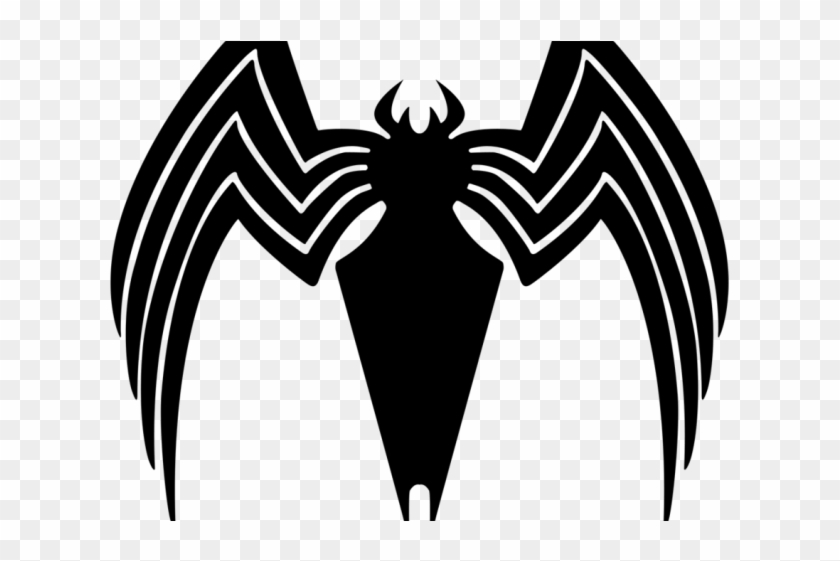 Venom Clipart Spider Symbol - Venom Logo Drawing - Png Download #438329