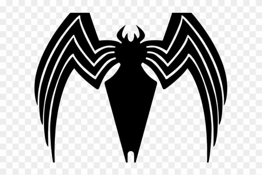 Venom Clipart Spider Symbol - Venom Logo Drawing - Png Download