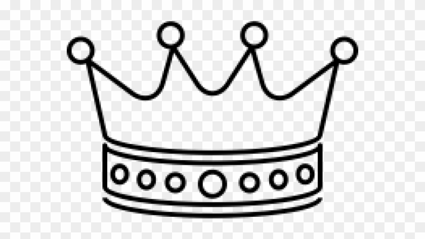Drawn Crown Transparent - Transparent Crown Png White Clipart #438438