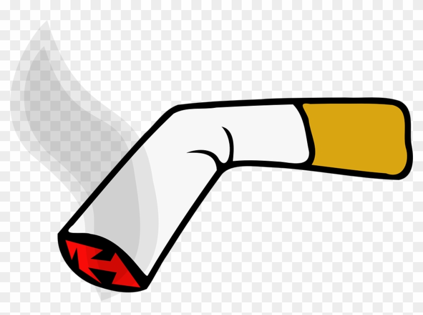 Tobacco Smoking Cigarette Tobacco Smoking - Clip Art Cigarette Smoke - Png Download #438555