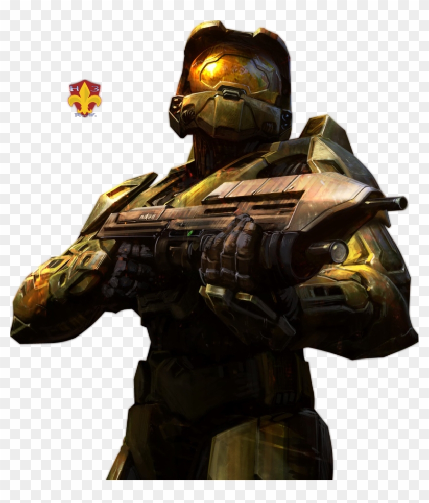 Halo Reach Master Chief - Halo 3 Master Chief And Arbiter Clipart