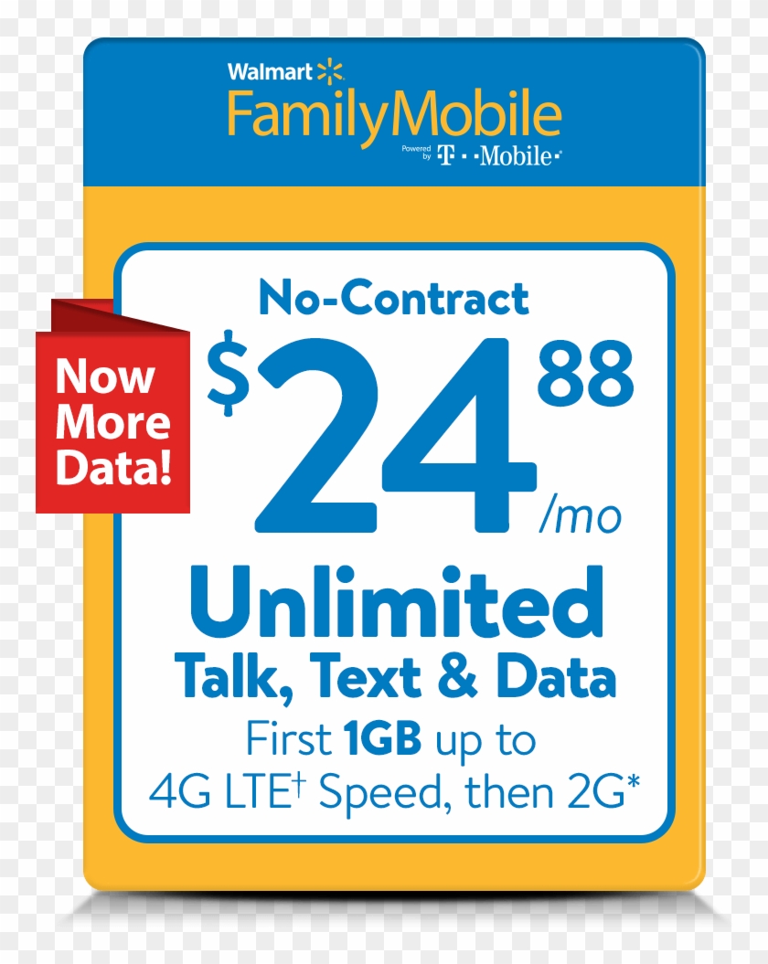 No Contract - Family Mobile Clipart