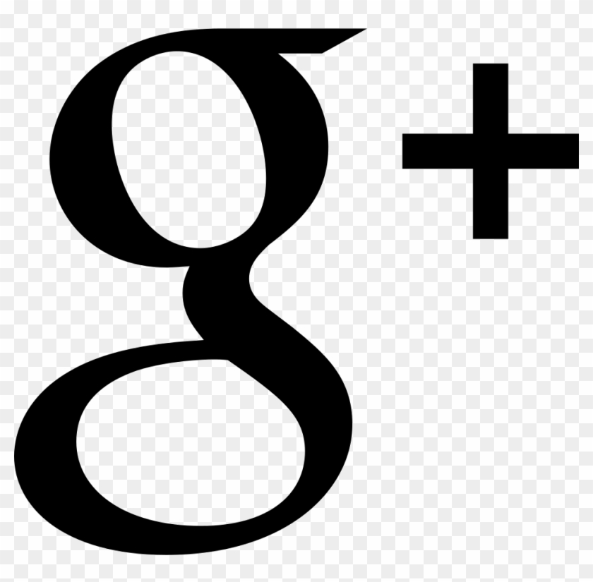 Png File Svg - Google Plus Logo Black Clipart #439207