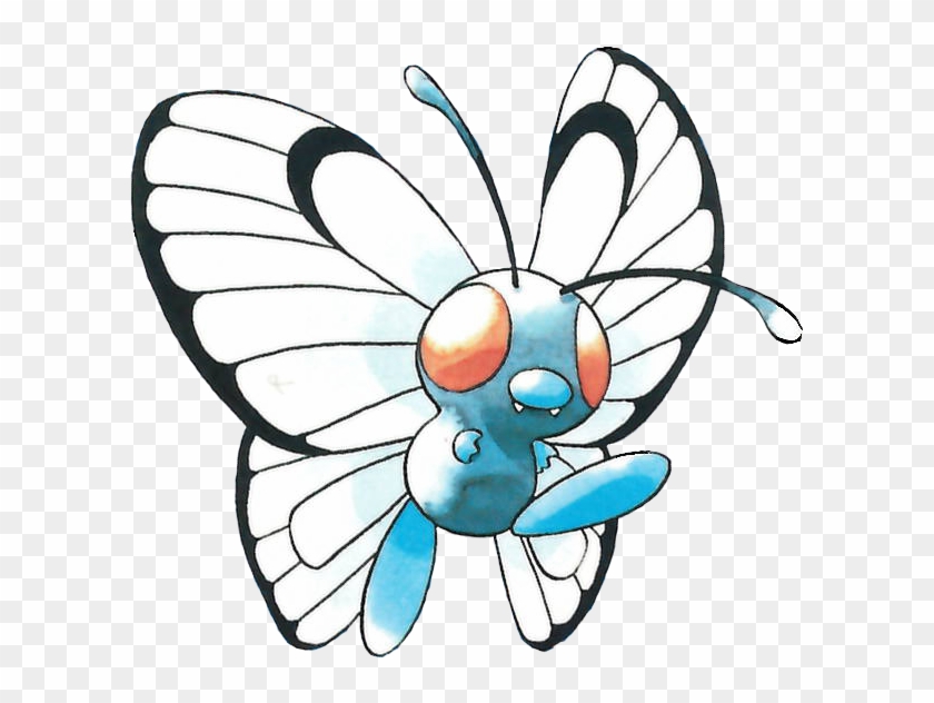 Chansey, Electrode, Magneton, Mew, And Wigglytuff - Butterfree Gen 1 Art Clipart #4300359