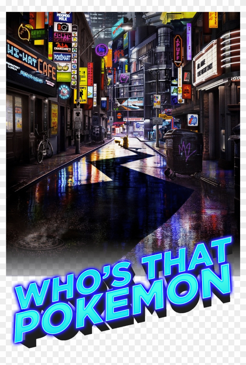 Headline Whos That Pokemon - Pokemon Detective Pikachu Affiche Clipart