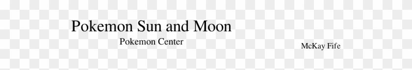 Pokemon Center Pokemon Sun And Moon - Parallel Clipart #4300874