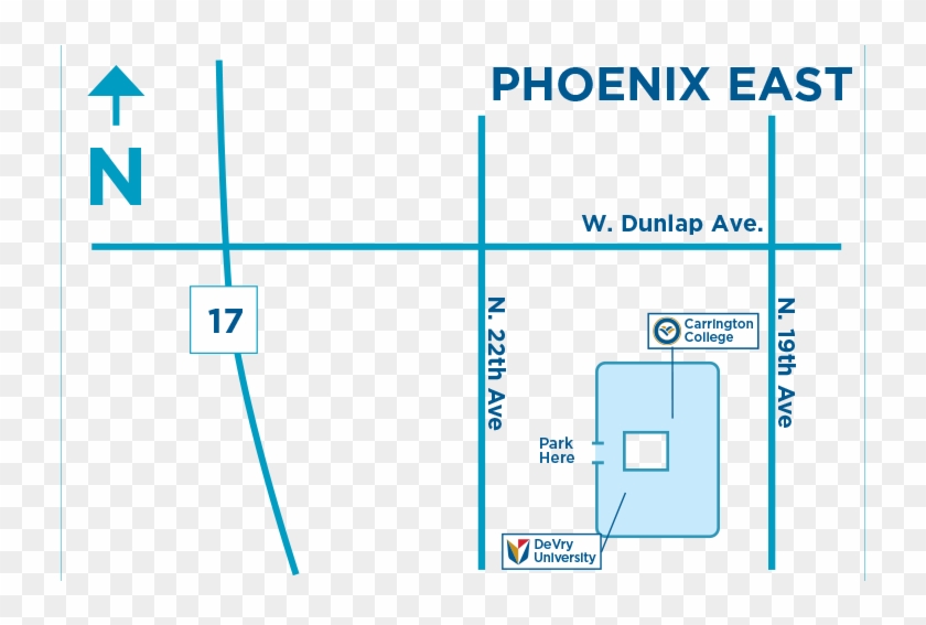 Download Phoenix East, Az Campus Carrington College Locations Clipart