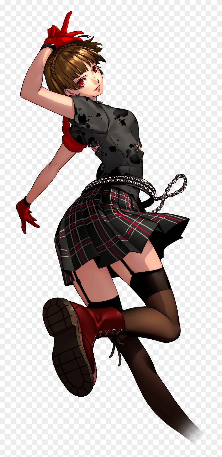 I Had To Render Makoto Since Yusuke Was Right Behind - Makoto Niijima Dancing Star Night Png Clipart
