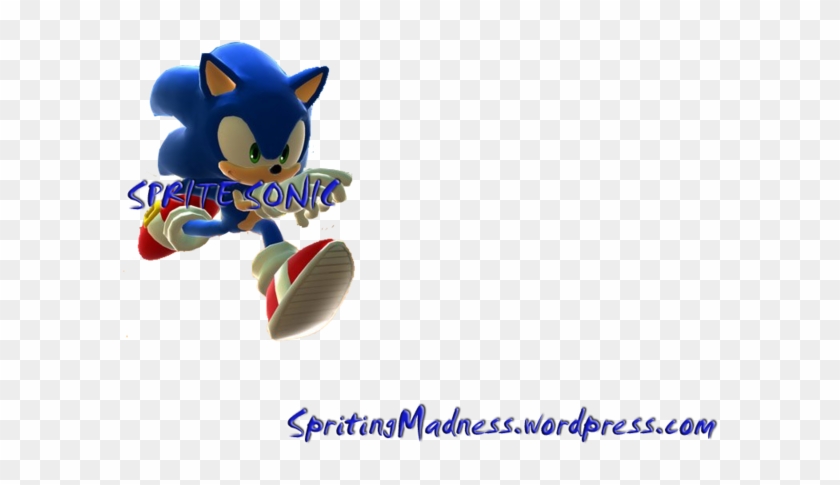 Sonic Unleashed- Running - Cartoon Clipart #4301558