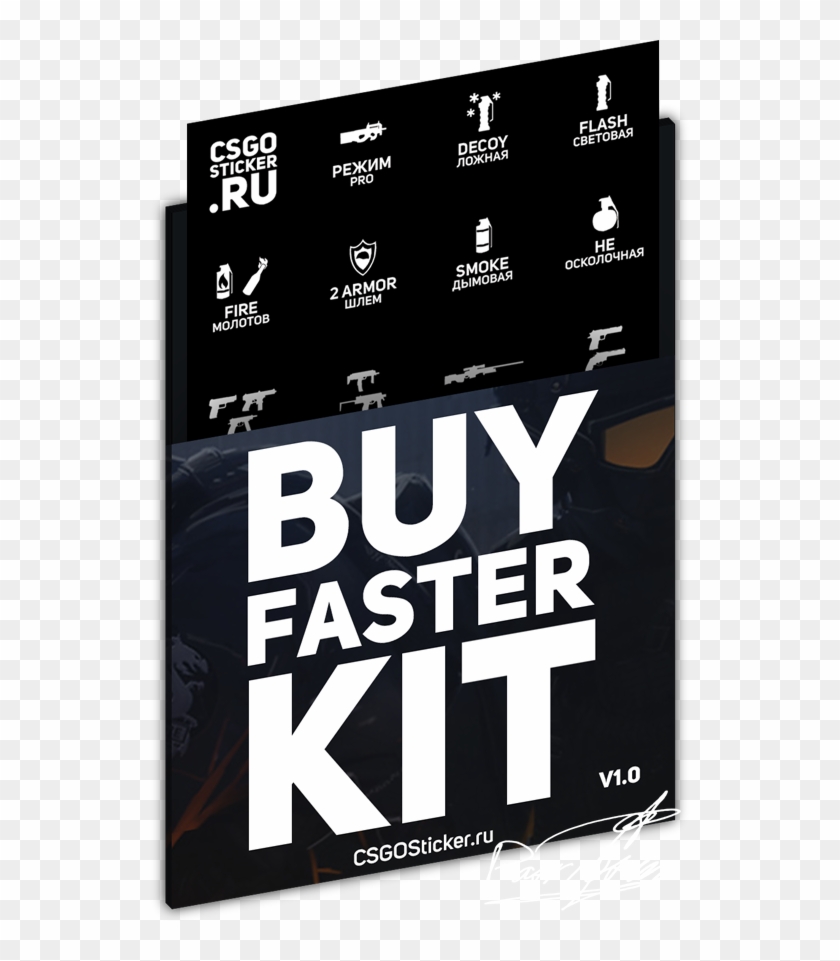 Buy Faster Kit - Cs Go Buy Binds Sticker Clipart #4301562