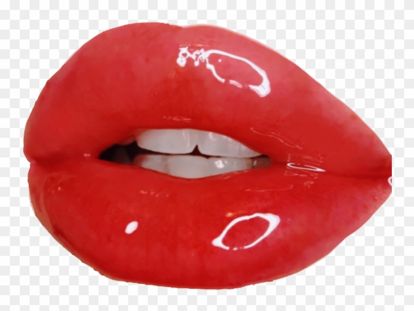 Aesthetic Glossy Lips Clipart@pikpng.com
