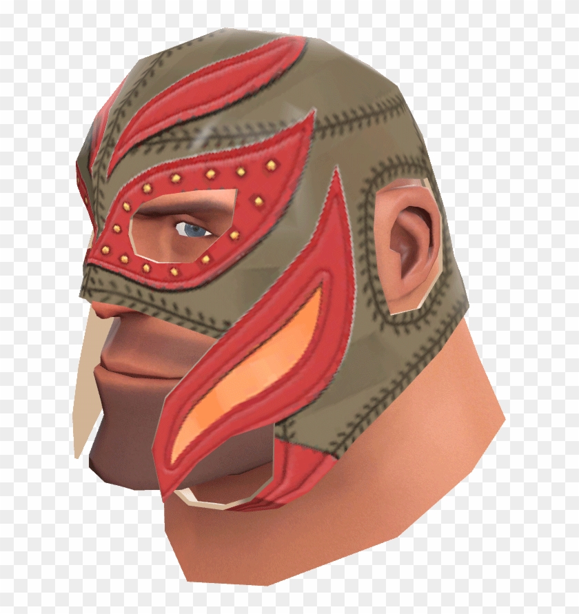 Painted Large Luchadore 7c6c57 - Mask Clipart #4301873