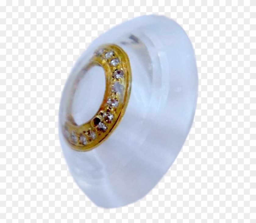 Want Some Sparkle To Your Eyes These Diamond-encrusted - Real Gold Contact Lenses Clipart