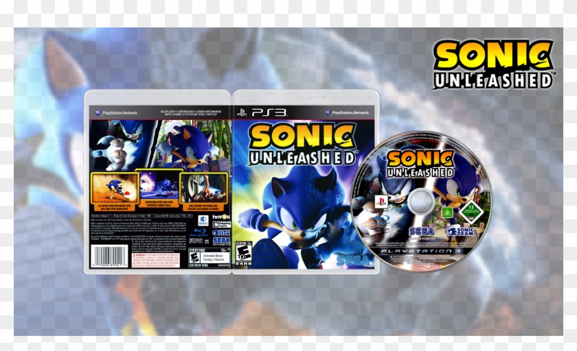 Sonic Unleashed Ps3 Download - Sonic Unleashed Ps3 Cover Clipart #4301920