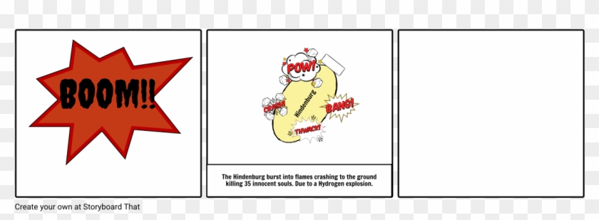 Hindenburg Airship - Cartoon Clipart