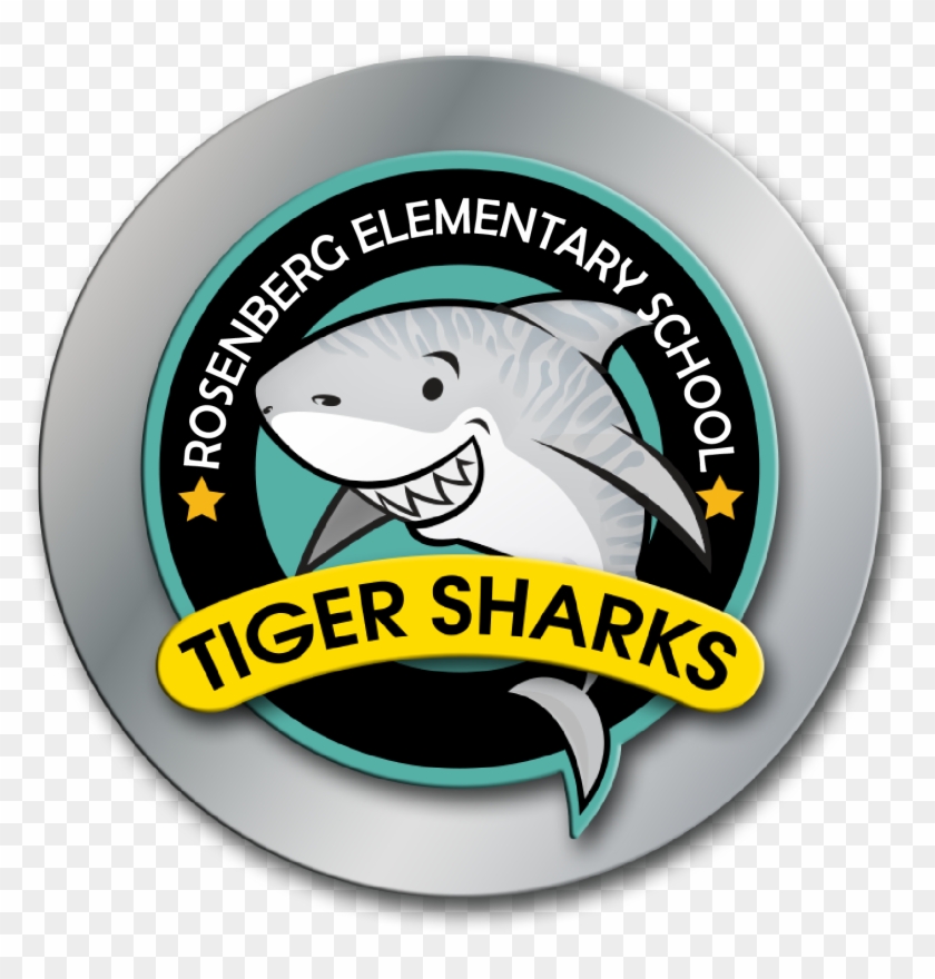 Rosenberg Elementary - Great White Shark Clipart #4302891