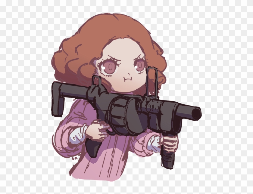 This Game Handles Death Very Poorly - Persona 5 Haru Grenade Launcher Clipart #4302921