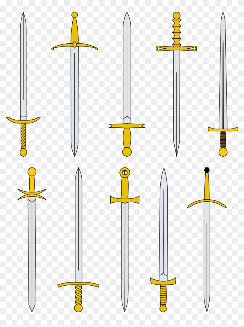 Colección De Espadas Medievales - Sword Clipart #4303201
