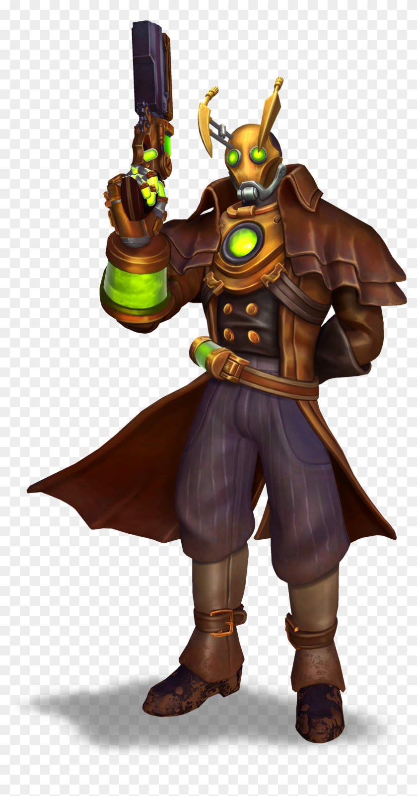 Image Id - - Paladins Androxus Steampunk Skin Clipart