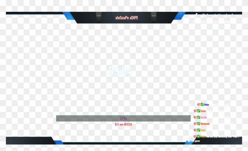 Tipeeestream Scene - Xinscope - Layout Para Livestream Download Clipart