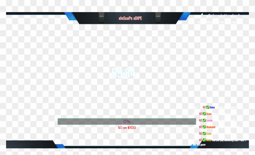 Tipeeestream Scene - Xinscope - Layout Para Livestream Download Clipart #4303643