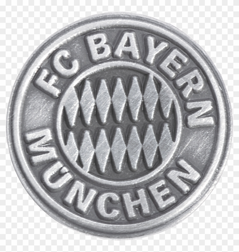 Fc Bayern M&252nchen Emblem Silver Pin Badge 06 X - Bayern Munich Clipart
