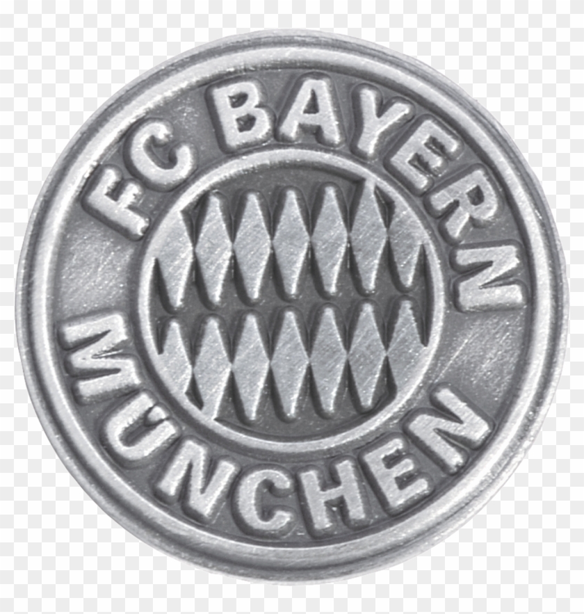 Fc Bayern M&252nchen Emblem Silver Pin Badge 06 X - Bayern Munich Clipart #4303809