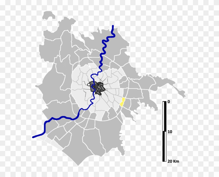 Roma Zona Xv - Quartieri Di Roma Magliana Clipart #4303883