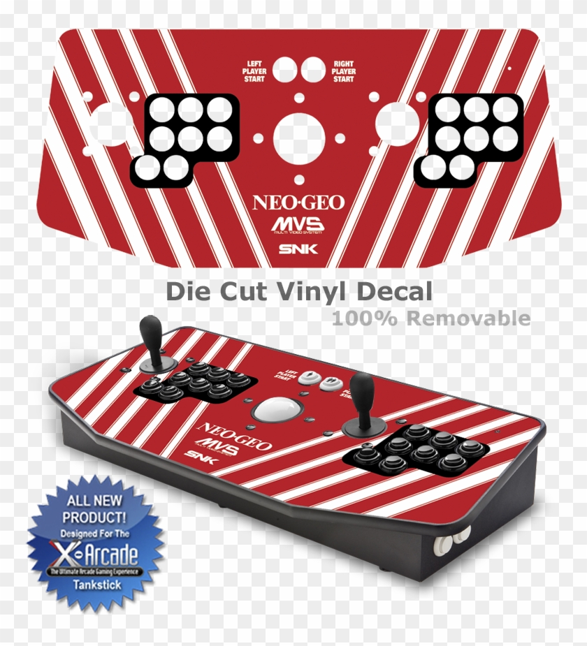 Neo Geo Snk X Arcade Tankstick Graphic Overlay - Mortal Kombat X Arcade Controls Clipart