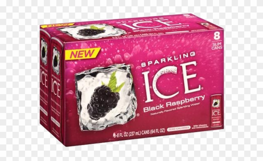 Sparkling Ice Black Raspberry Sparkling Water - Sparkling Ice Drink Cans Clipart