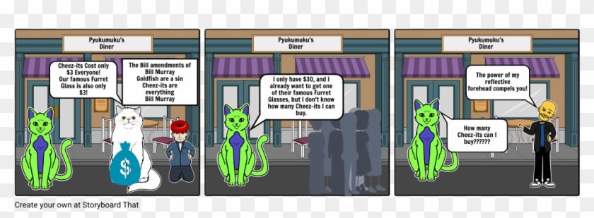 Math Storyboard - Cartoon Clipart