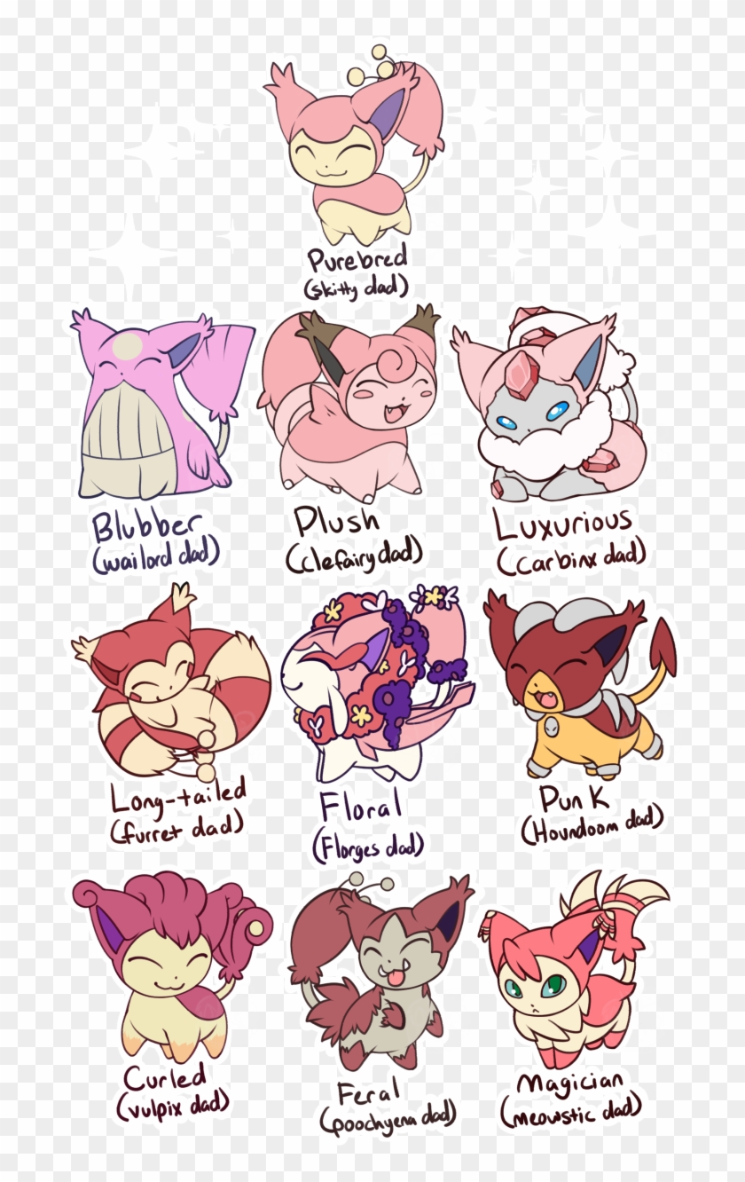 Pokemon Breeding Skitty Pokemon Subspecies Pokemon - Skitty Variations Clipart