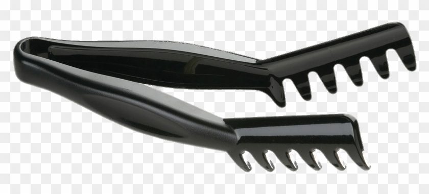 Black Plastic Tongs - Tongs Clipart