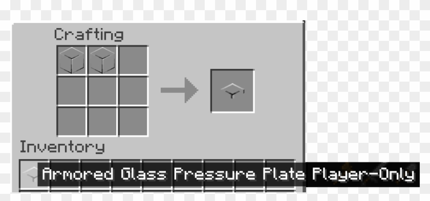 Armored Glass Pressure Plate - Make Red Wool In Minecraft Clipart #4305657