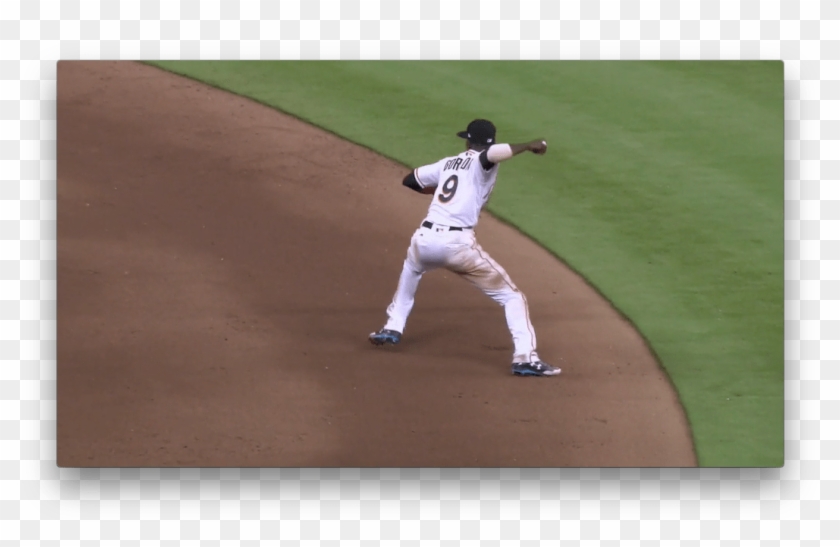 Dee Gordon Starting Double Play - Pitcher Clipart