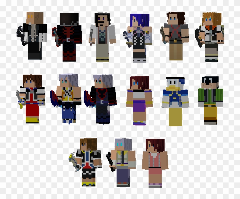 Minecraft Kingdom Skins Clipart