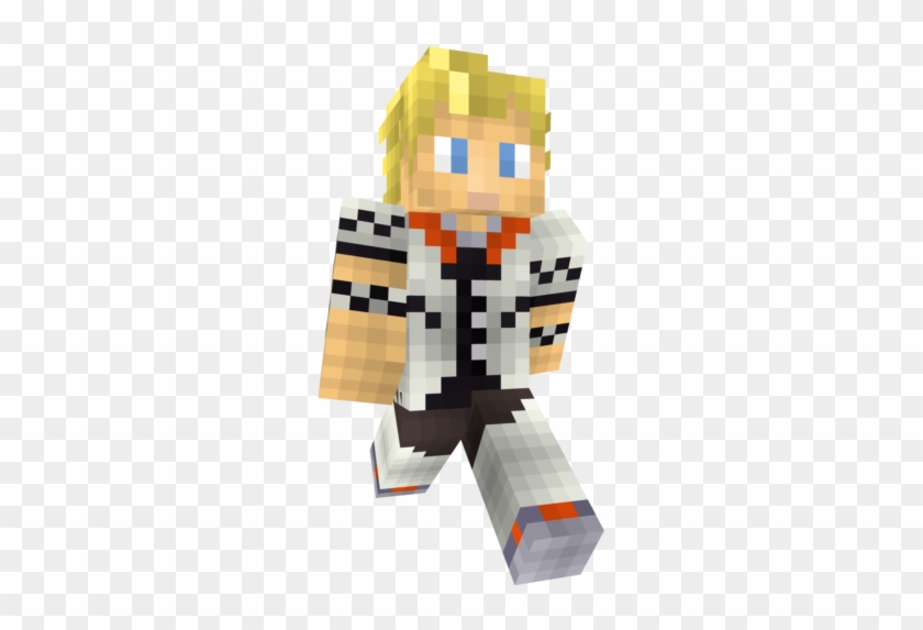 Minecraft Roxas Skin Clipart #4306253
