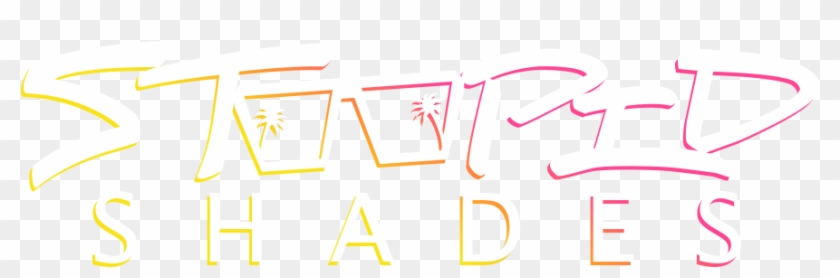 Rad Sunglasses, Hand Painted In Lake Tahoe, California - Calligraphy Clipart