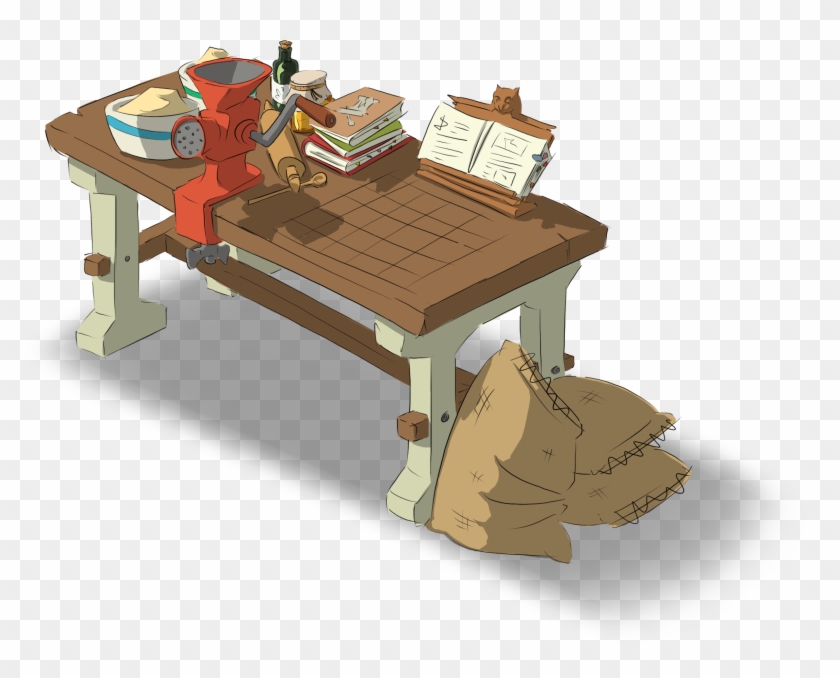 One Of Multiple Crafting Stations We'll Be Putting - Picnic Table Clipart