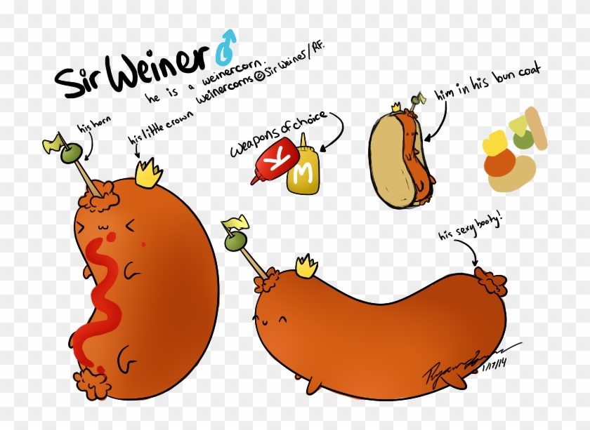 Sir Weiner Ref Sheet Clipart
