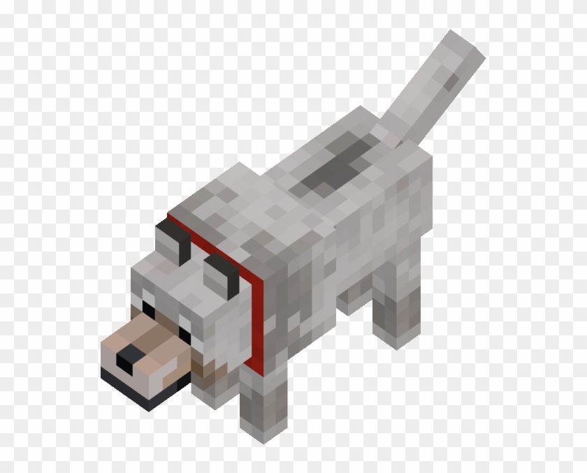 [ Img] - Minecraft Wolf Png Clipart
