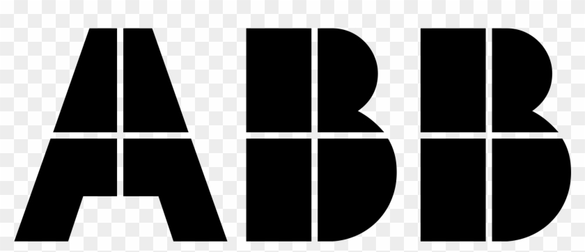 Abb Logo Black And White - Abb Ltd Clipart